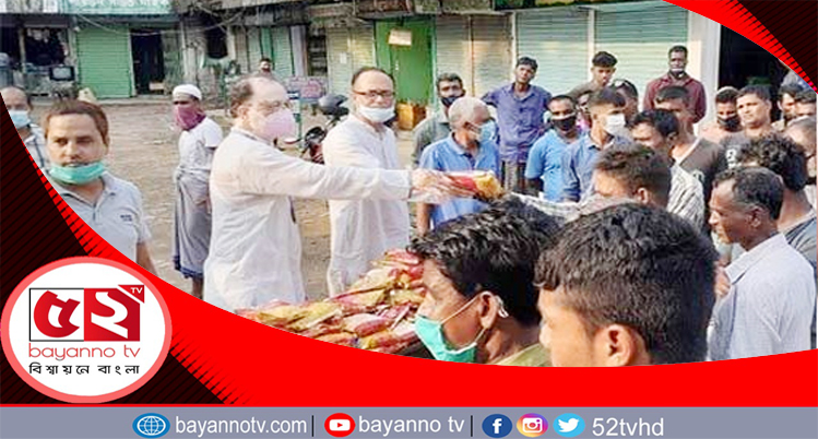 সিলেটের বালাগঞ্জে যুবনেতা হুসাইন আহমদর ঈদ খাদ্য বিতরণ