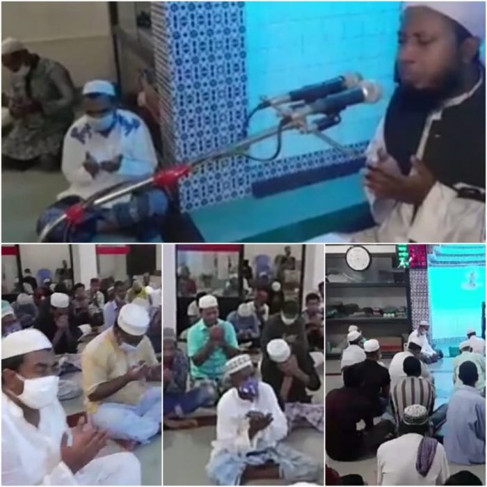 লালাদিঘির পারে সাবেক মেয়র কামরানের সুস্থতা কামনায় দোয়া মাহফিল