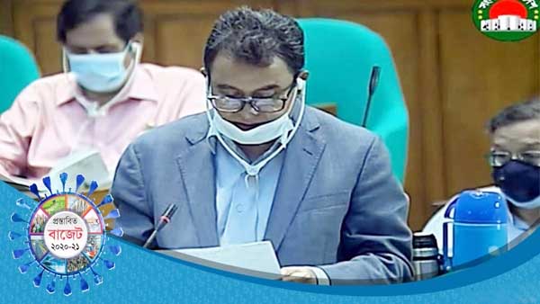 সংসদে ৫ লাখ ৬৮ হাজার কোটি টাকার বাজেট প্রস্তাব অর্থমন্ত্রীর