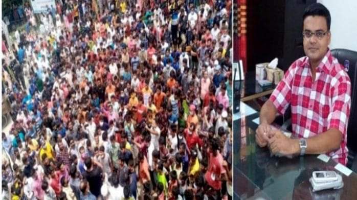 বেলকুচিতে করোনার মধ্যে যুবলীগের সমাবেশ, ওসি প্রত্যাহার