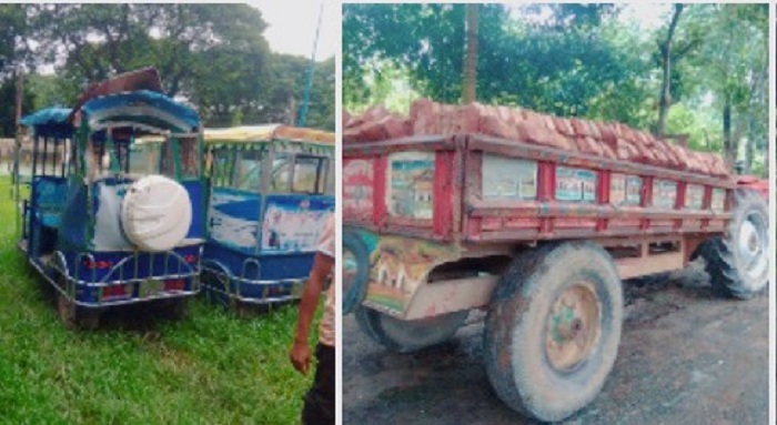 চুনারুঘাটে ট্রাক্টরের ধাক্কায় এক নারী নিহত, ট্রাক্টর আটক
