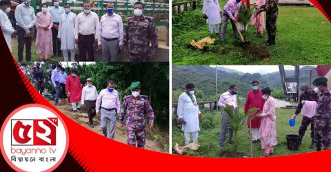 দোয়ারাবাজারে বিওপি ক্যাম্প পরিদর্শনে ডিসি, হকনগর স্মৃতিসৌধে গাছের চারা রোপন