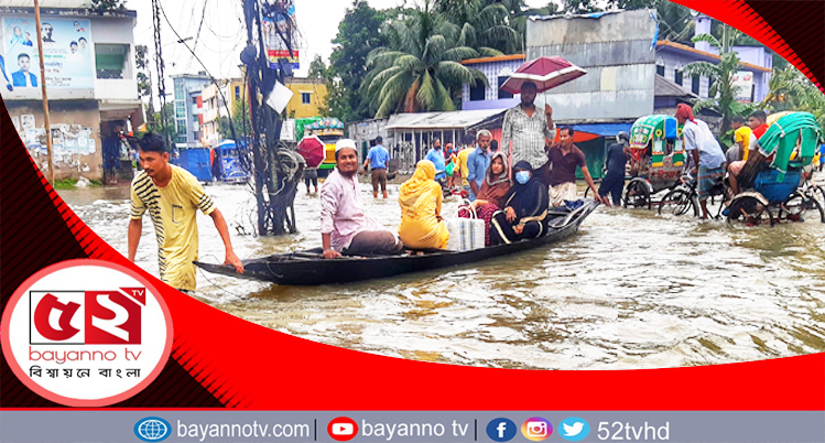 সুনামগঞ্জে লাখো মানুষ পানিবন্দী