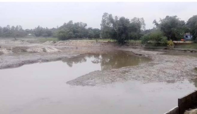 নীলফামারীতে ১৬ কোটি টাকা ব্যয়ে খড়খড়িয়া নদী পূন:খননে মিলছে না সুফল