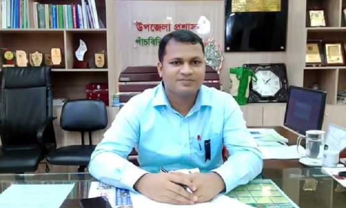 জয়পুরহাটের পাঁচবিবিতে নতুন ইউএনওর যোগদান