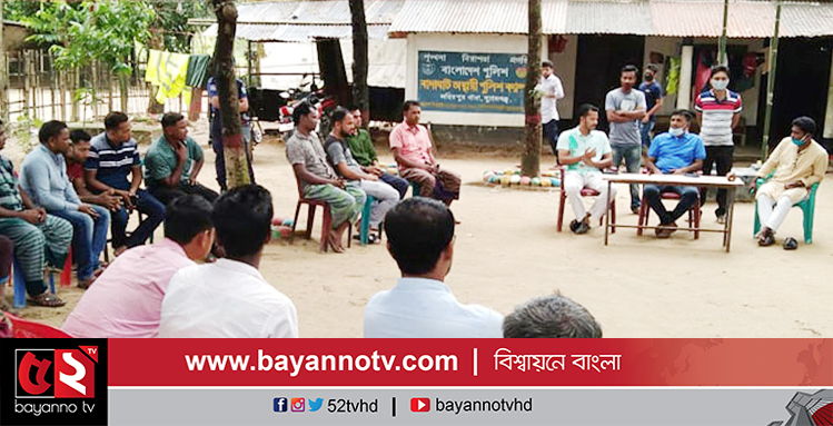 সুনামগঞ্জের জাদুকাটা নদীতে অবৈধভাবে বালু পাথর উক্তোলন বন্ধে সভা