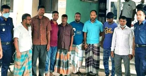 সৈয়দপুরে বিভিন্ন মামলার ৮ আসামি গ্রেফতার