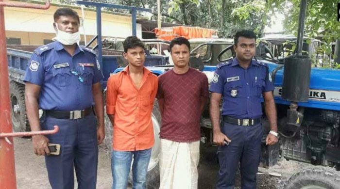 সৈয়দপুর থেকে চুরি হওয়া ট্রাক্টর উদ্ধার 