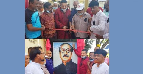 ব্রাহ্মণবাড়িয়ায় বঙ্গবন্ধু শেখ মুজিবুর রহমানের ম্যুরাল নির্মাণ