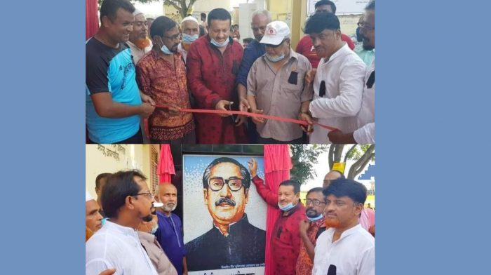 ব্রাহ্মণবাড়িয়ায় বঙ্গবন্ধু শেখ মুজিবুর রহমানের ম্যুরাল নির্মাণ