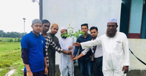 সিলেটে অগ্রদূত ছাত্র পরিষদের বৃক্ষরোপন