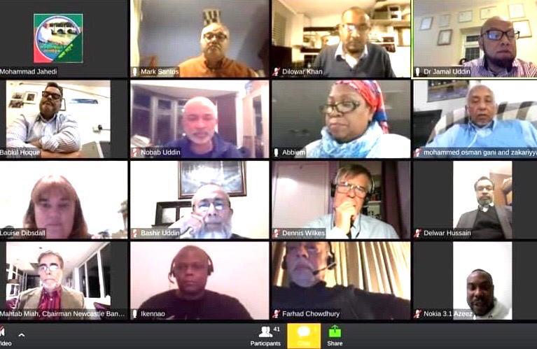 কোভিড মোকবেলায় সিএফবিবি ও রেডব্রিজ কাউন্সিলের যৌথ ভার্চুয়াল সভা অনুষ্ঠিত