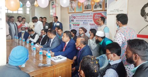কুলিয়ারচরে যুবলীগের আয়োজনে নির্বাচনী গণ-সংযোগ