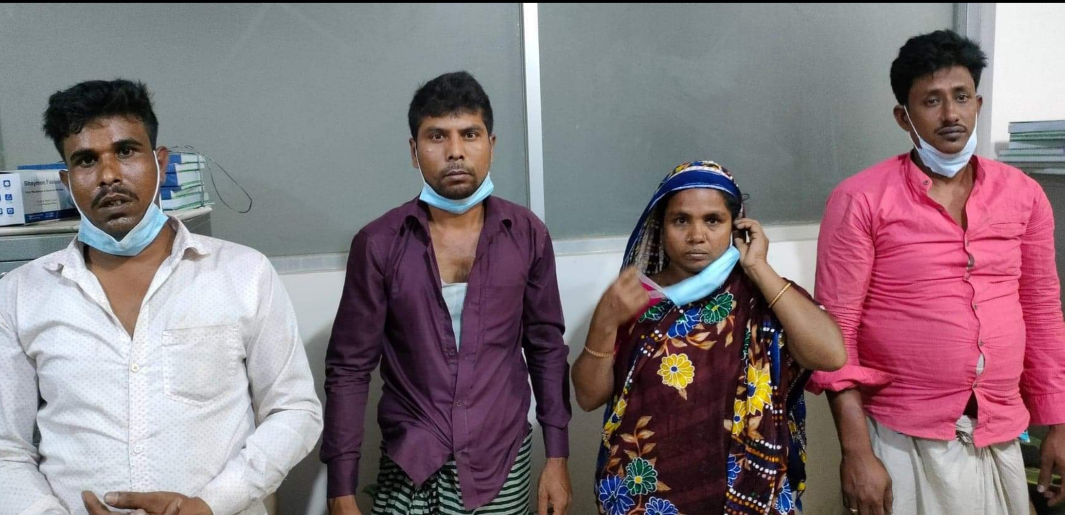 সাভারের আশুলিয়ায় গাঁজা ও হেরোইনসহ ৪মাদক ব্যবসায়ী গ্রেপ্তার