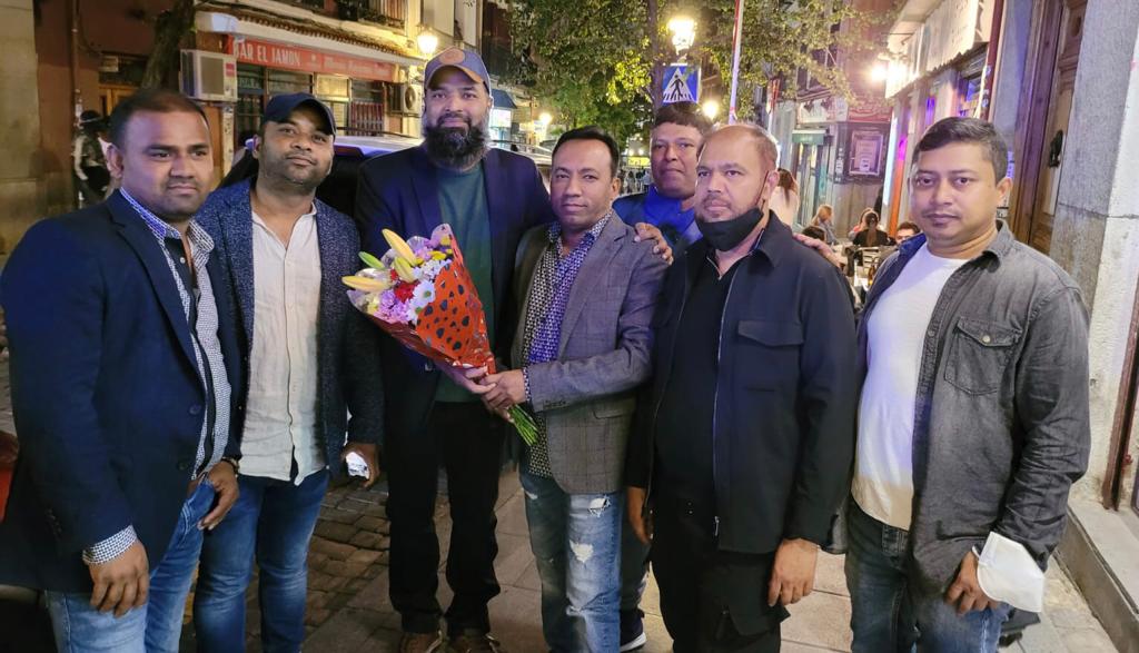 মাদ্রিদে সংবর্ধিত হলেন গ্রেটার ঢাকার সভাপতি সোহেল ভূঁইয়া