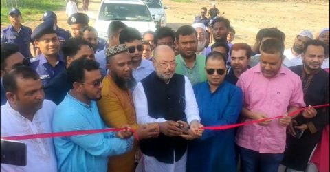 সাভার মধুমতি মডেল টাউনে গরু ছাগলের হাট উদ্ভোধন