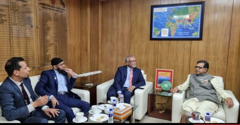 বিমান প্রতিমন্ত্রী মাহবুব আলীর সাথে লন্ডন প্রবাসীদের বৈঠক