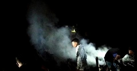 দশ দিনের ব্যবধানে শান্তিগঞ্জে ফের ভয়াবহ অগ্নিকাণ্ড