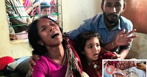 ঘোড়াডুম্বুরে সংঘর্ষ: নিহতের বাড়িতে শোকের মাতম