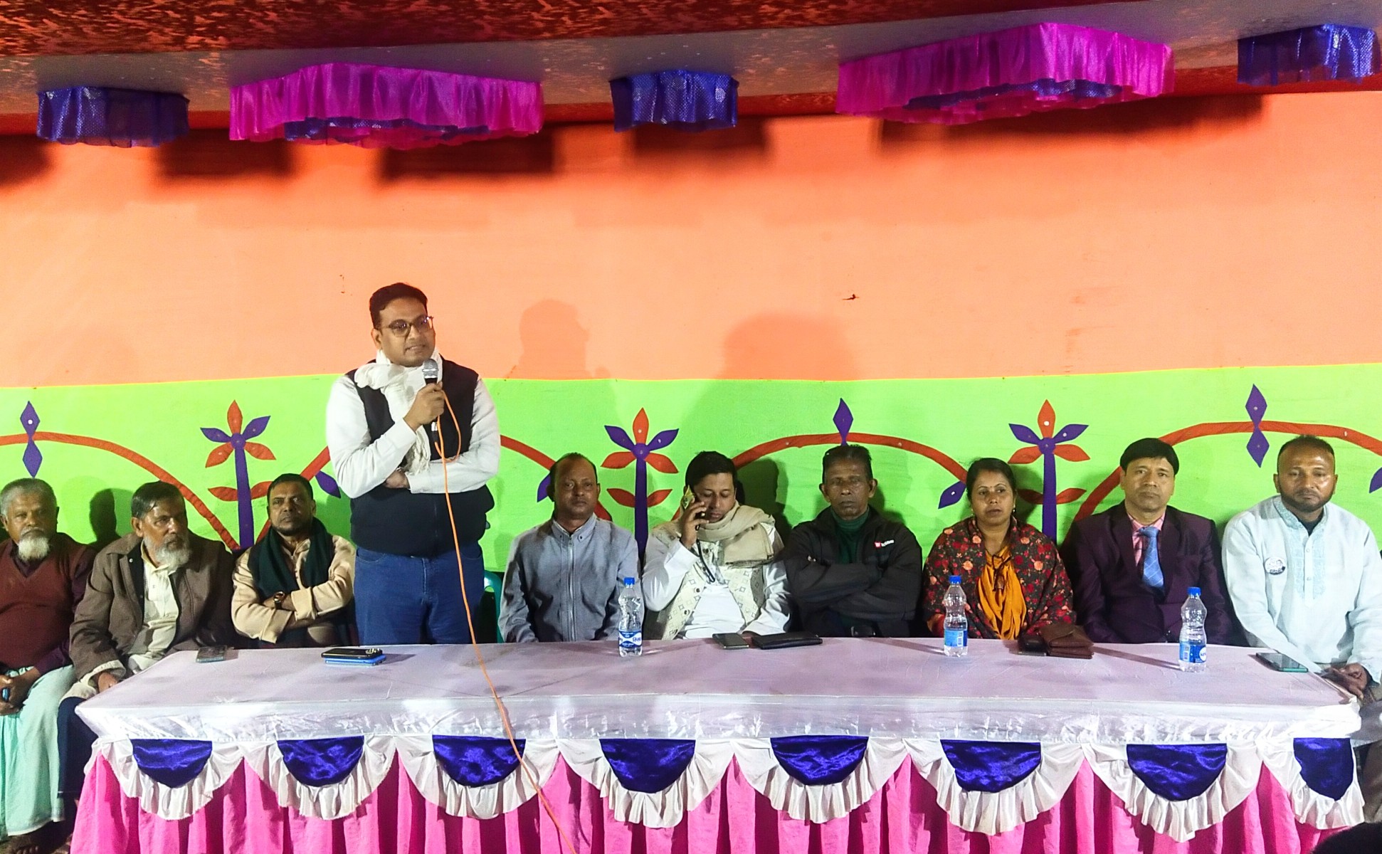 শান্তিগঞ্জের পশ্চিম পাগলায় নৌকার সমর্থনে দুই সভা