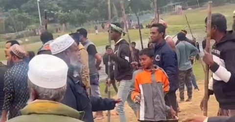শান্তিগঞ্জে দু’পক্ষের সংঘর্ষে ইউপি চেয়ারম্যানসহ আহত ৪৫