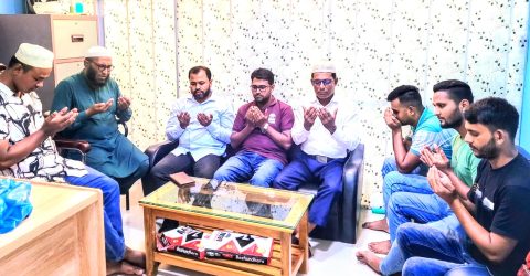 সাংবাদিক তুরাবের মাগফেরাত কামনা করে শান্তিগঞ্জ প্রেসক্লাবের মিলাদ ও দোয়া