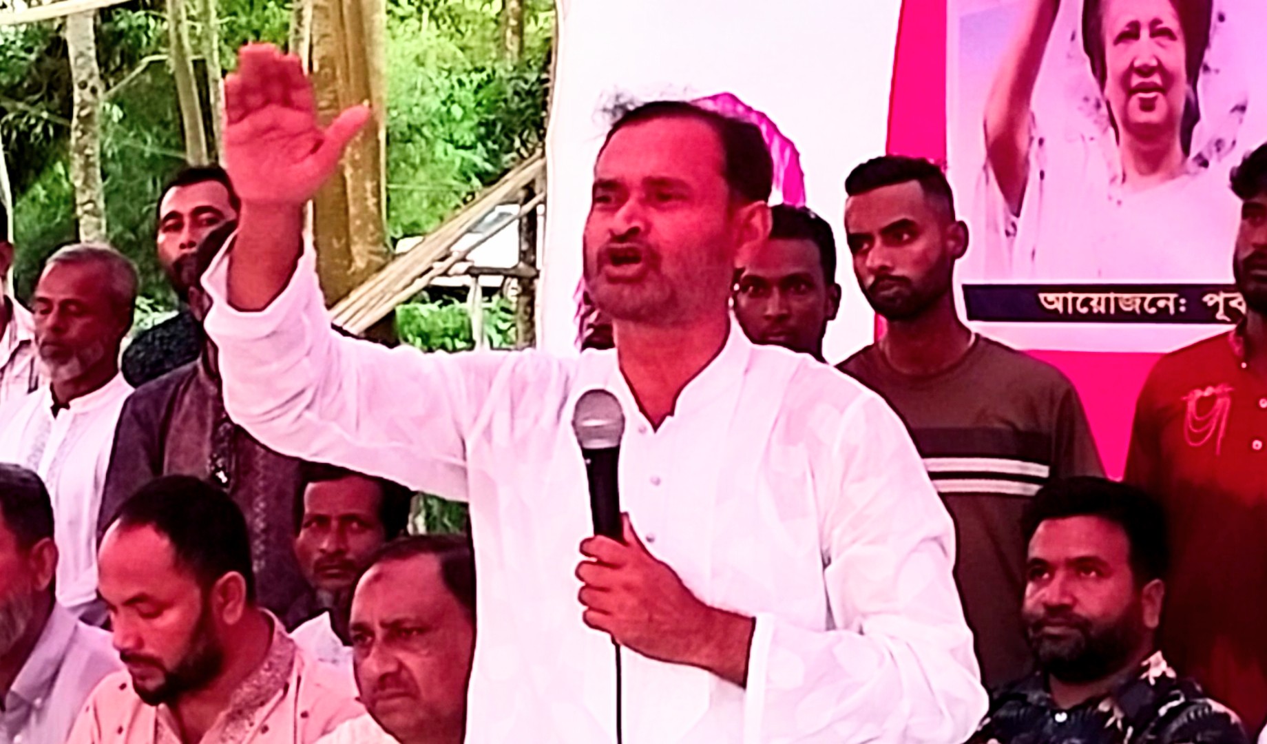 শান্তিগঞ্জের পূর্ব পাগলায় বিএনপির কর্মী সভা