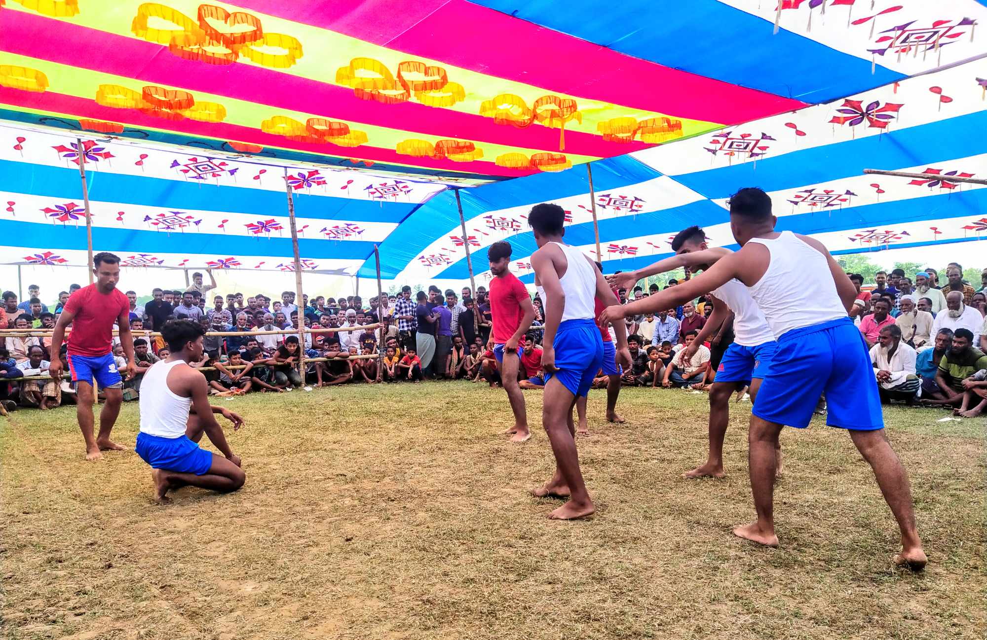 শান্তিগঞ্জে কাবাডি খেলায় হাজারো মানুষের ঢল