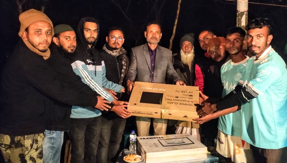 শান্তিগঞ্জের জামলাবাজে নাইট ক্লাবের ফাইনাল সম্পন্ন