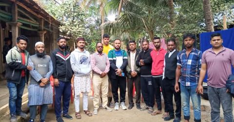 শান্তিগঞ্জে প্রজন্মদল নেতার বাবার কুলখানি সম্পন্ন