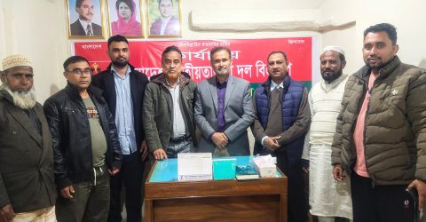 ফারুক আহমদের সাথে ইতালি যুবদল নেতার সৌজন্য সাক্ষাৎ