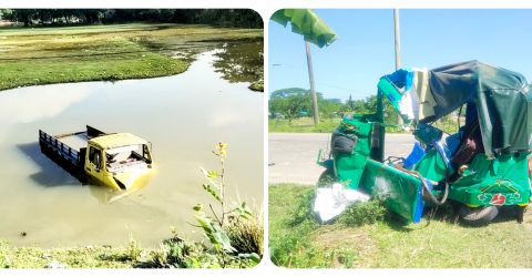 শান্তিগঞ্জে ভয়াবহ সড়ক দুর্ঘটনা: মা-মেয়ে, চালকসহ নিহত ৩, ঘাতক ট্রাকের চালক আটক