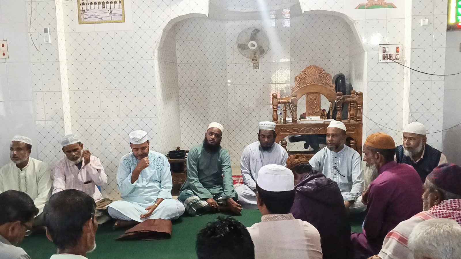 বেগম খালেদা জিয়ার সুস্থতা কামনায় শান্তিগঞ্জে মিলাদ মাহফিল