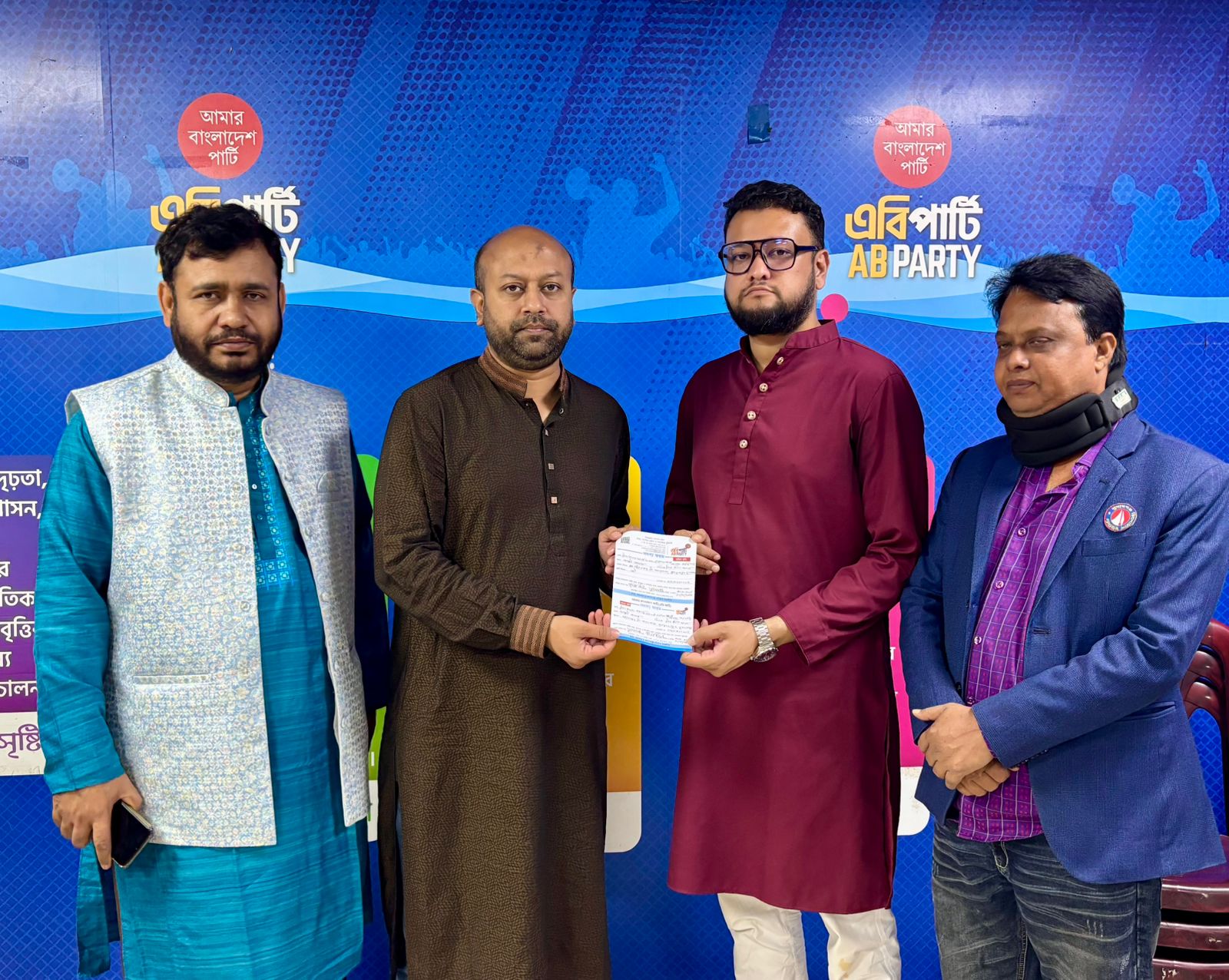 আমার বাংলাদেশ (এবি) পার্টিতে যোগ দিলেন সৈয়দ তালহা