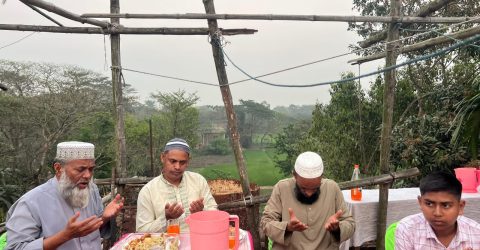 শান্তিগঞ্জে ইফতার ও দোয়া মাহফিল
