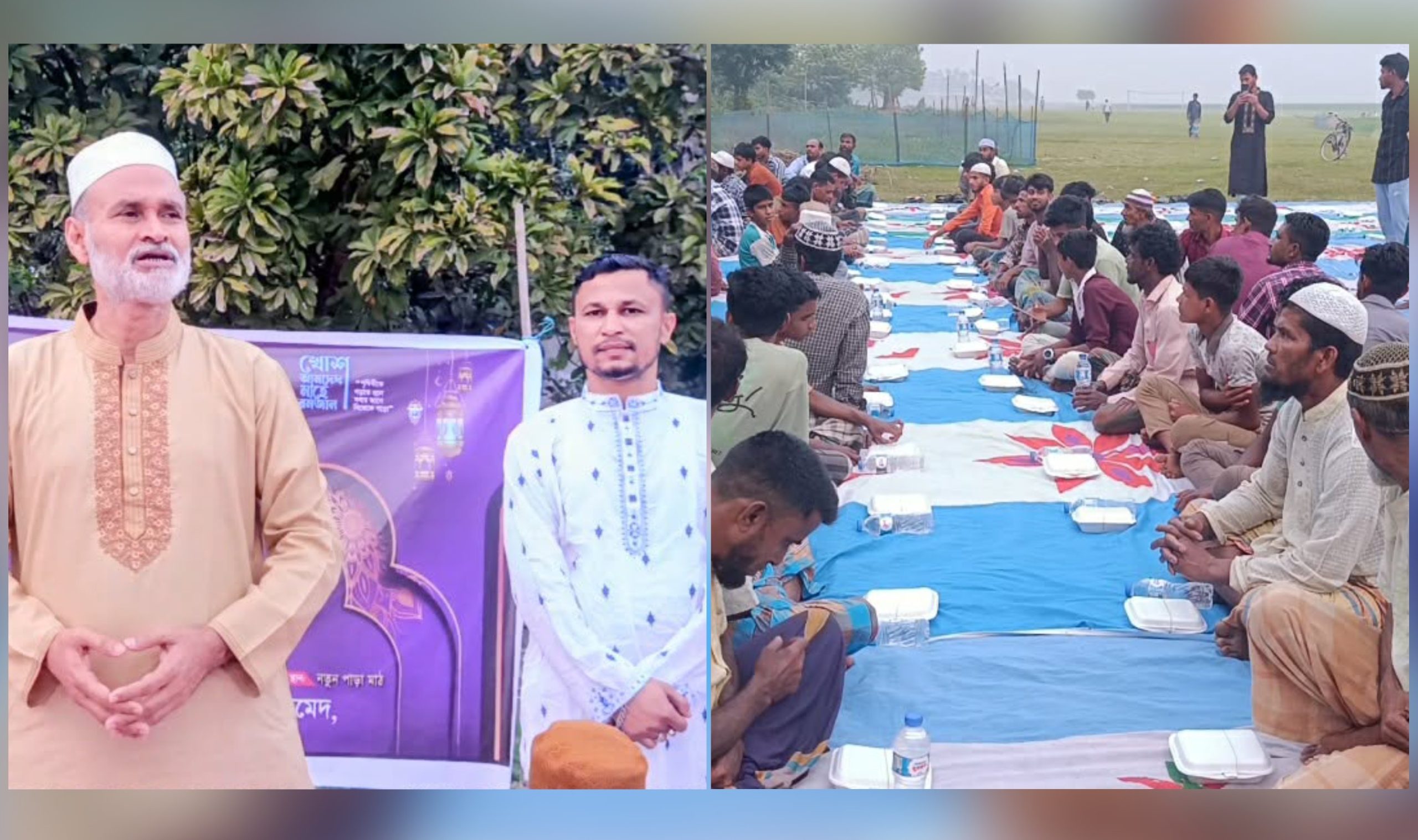 শান্তিগঞ্জের পূর্ব বীরগাঁওয়ে মুক্তির পথ সংগঠনের ইফতার