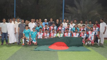 শারজাহে স্বাধীনতা গোল্ডকাপ ফুটবল টুর্নামেন্টের ফাইনালে সিলেট এফসি