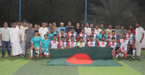 শারজাহে স্বাধীনতা গোল্ডকাপ ফুটবল টুর্নামেন্টের ফাইনালে সিলেট এফসি