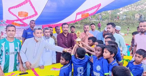 দরগাপাশা ইউনিয়ন প্রাথমিক বিদ্যালয় গোল্ডকাপ সম্পন্ন