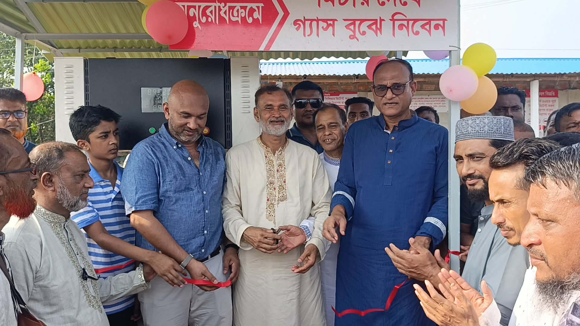শান্তিগঞ্জে নাভির গ্যাস স্টেশনের দ্বিতীয় শাখার উদ্বোধন