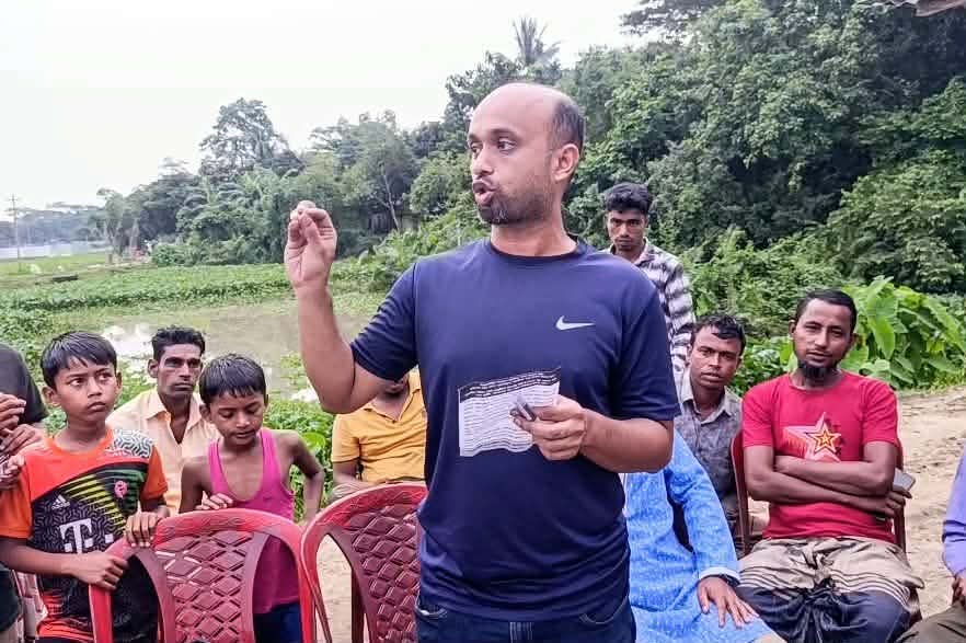 দশ দফা দাবিতে শান্তিগঞ্জে কৃষক-মজুর-মৎস্যজীবীদের বৈঠক