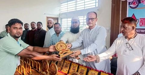 শান্তিচক্র ব্লাড সোসাইটির প্রতিষ্ঠাবার্ষিকীতে নতুন কমিটি ঘোষণা