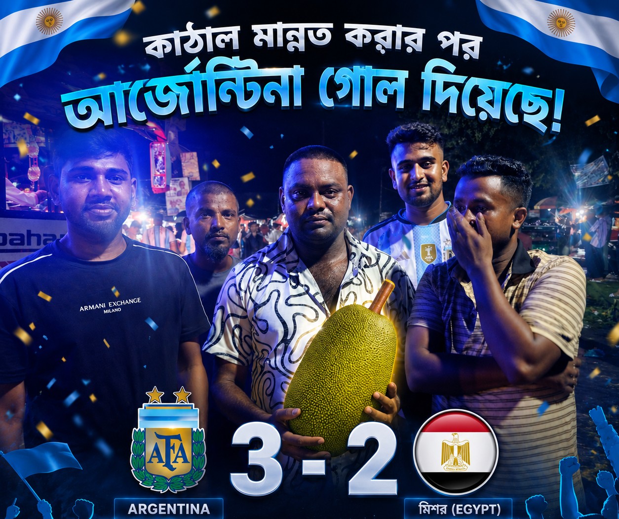 কাঁঠাল-আম মান্নতের পরই আর্জেন্টিনার অবিশ্বাস্য কামব্যাক!