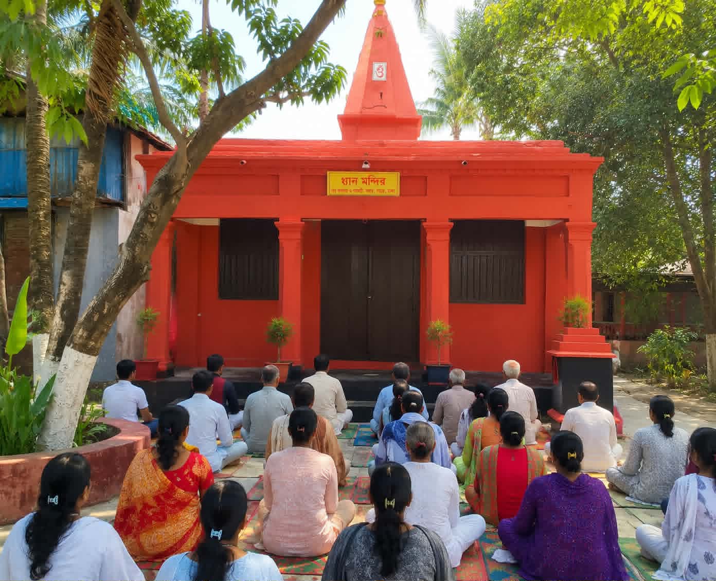 সাভারে সনাতন ধর্মাবলম্বীদের জন্য ধ্যান মন্দির