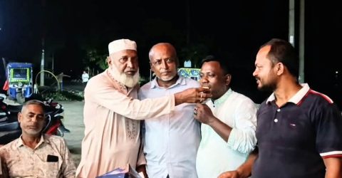 ম্যানচেস্টার সিটি যুবদলে শান্তিগঞ্জের মহি উদ্দিন, নিজ ইউনিয়নে মিষ্টিমুখ
